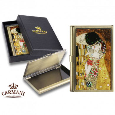 Візитниця Г. Клімт Поцілунок Carmani (013-3001)