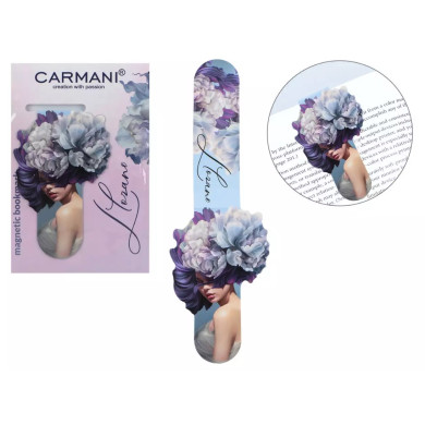 Магнітна закладка Carmani для книг Л. Лозано Фіалковий сон, 3x10 см (013-4086)