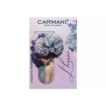 Магнітна закладка Carmani для книг Л. Лозано Фіалковий сон, 3x10 см (013-4086)