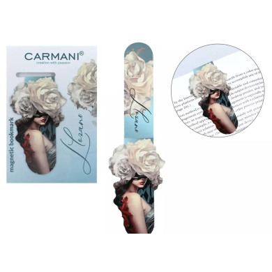 Магнітна закладка Carmani для книг Л. Лозано, 3x10 см (013-4089)