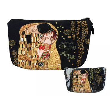Косметичка Carmani Г. Клімт  Поцілунок, 22х13,5х1,5 см (021-4865)