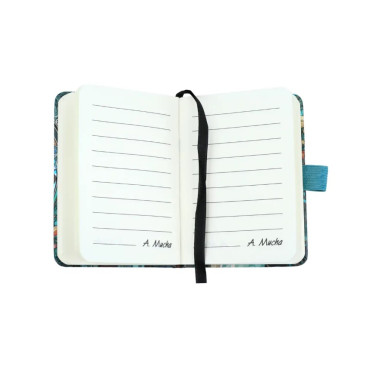 Блокнот Carmani натхненний картинами А. Мухи з ручкою, 7,4х10,5 см (021-5092)