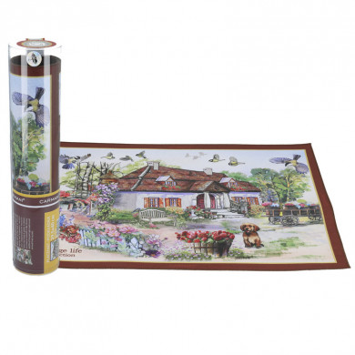 Серветка під тарілку Carmani Village life collection 'Білий дворик',39,5х29 см (023-0402)