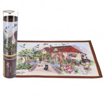 Серветка під тарілку Carmani Village life collection 'Червоний двір', 39,5х29 см (023-0403)