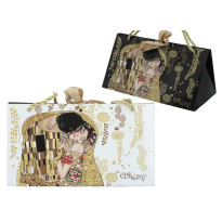 Пакет подарунковий трикутної форми Г. Клімт Поцілунок Carmani, 17x31 см (033-1040)