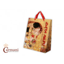Пакет подарунковий Carmani Г. Клімт «Поцілунок» (32x26x12 см) (036-0700)