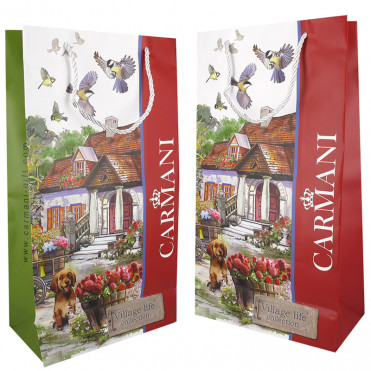 Пакет подарунковий Village life collection (h-40х22х11см) (OPA-0028)