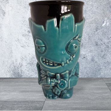 Стакан м'ятий "Zombie Plant", бірюзовий h-15,5 см 700 мл
