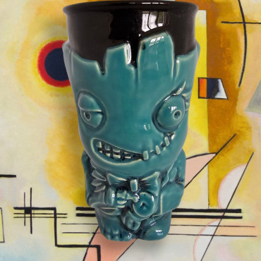 Стакан м'ятий "Zombie Plant", бірюзовий h-15,5 см 700 мл