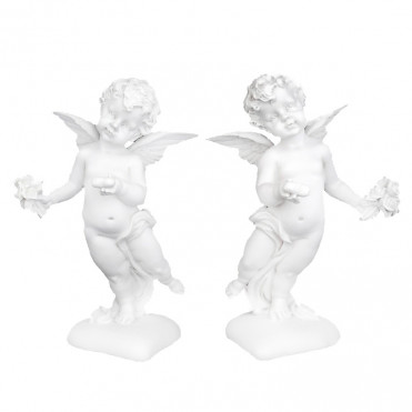 Фігурки Амури-дарувальники (2 шт. А+В), h-20,5 см. (124-0018)