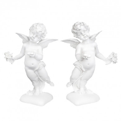 Фігурки Амури-дарувальники (2 шт. А+В), h-20,5 см. (124-0018)