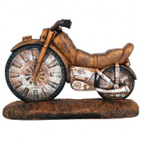 Фігура Мотоцикл Suzuki, годинник+ термометр, 19х28х8 см. (124-0027)