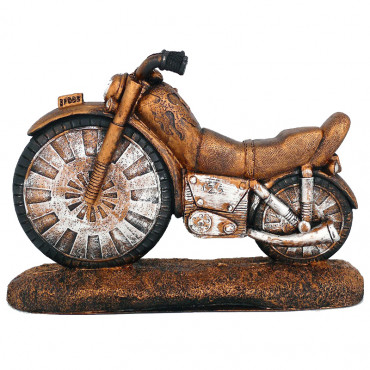 Фігура Мотоцикл Suzuki, годинник+ термометр, 19х28х8 см. (124-0027)
