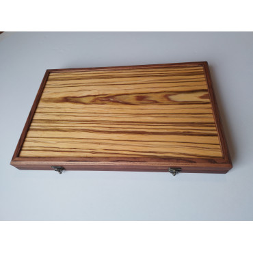 Нарди 66x51 см, ясен, інкрустовані олива, полісандр, горіх (140-1002)