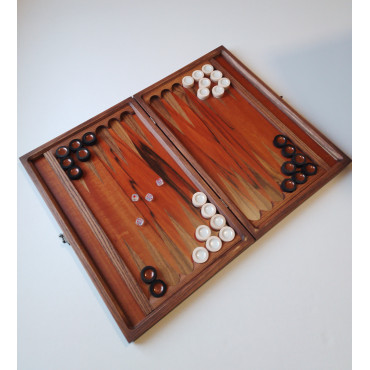 Нарди 58x44 см resin, ясен, інкрустовані сапеле, горіх (140-1006)