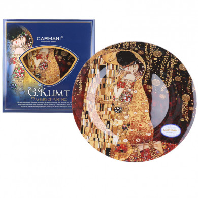Тарілка Carmani Г.Клімт «Поцілунок» (d-30 см) (198-1301)