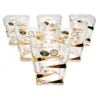Склянки для віскі 6шт 'Zig-zag Gold' (199-1286)