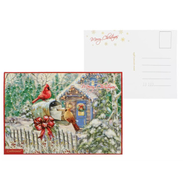 Новорічні кружки з листівкою Carmani Зимові птахи , 500 мл (219-9059)