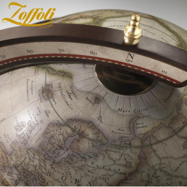 Глобус-бар напольний Zoffoli Srl, Италия, Explora - Old White, h-93см, d-40см (248-0020)