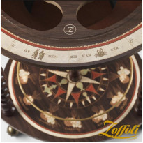 Глобус-бар напольний Zoffoli Srl, Италия, Explora - Old White, h-93см, d-40см (248-0020)