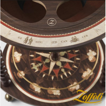 Глобус-бар напольний Zoffoli Srl, Италия, Explora - Old White, h-93см, d-40см (248-0020)