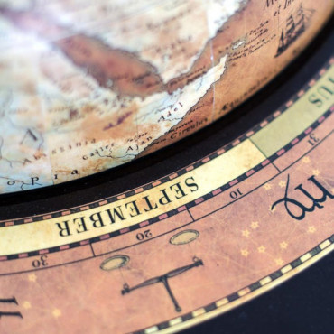 Глобус-бар напольний Да Вінчі (Rust), (h-110 см, d-40 см) (248-0001)