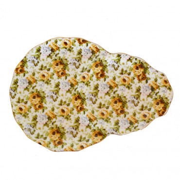 Чашка + блюдце (фарфор) 16х22,5 см., 220 мл. (410-1084)
