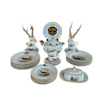 Сервіз обідній Gloria fine porcelain Bavaria Handwork Bayreuth Made in Germany Полювання 32 предмети (538-0000)
