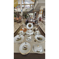 Сервіз обідній Gloria fine porcelain Bavaria Handwork Bayreuth Made in Germany Полювання 32 предмети (538-0000)