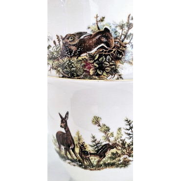 Сервіз чайний Gloria porcelain Полювання 15 предметів, 1300мл,300мл, 250мл, 250мл(538-0004)