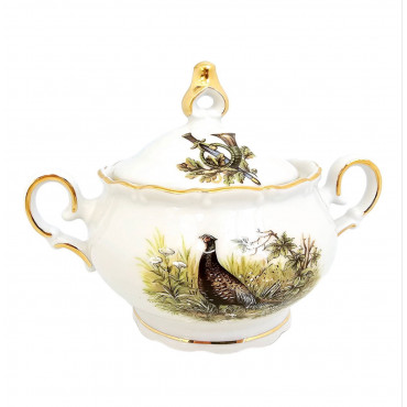 Сервіз чайний Gloria porcelain Полювання 15 предметів, 1300мл,300мл, 250мл, 250мл(538-0004)