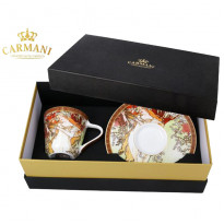 Чашка с блюдцем А. Муха Чотири пори року. Весна Carmani, 250 мл (539-5001)