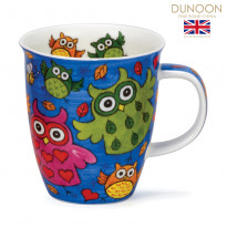 Кружка NEVIS OWLS DARK BLUE (h-11,2 см, 480 мл) (709-0014.1)