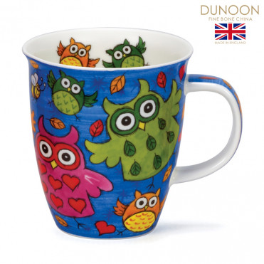 Кружка NEVIS OWLS DARK BLUE (h-11,2 см, 480 мл) (709-0014.1)