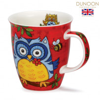 Кружка NEVIS OWLS RED (h-11,2 см, 480 мл) (709-0014.3)