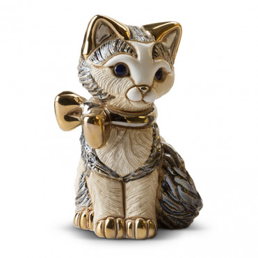 Фігурка 'Кошеня зі стрічкою' (9х5х6 см) (795-0372RD)