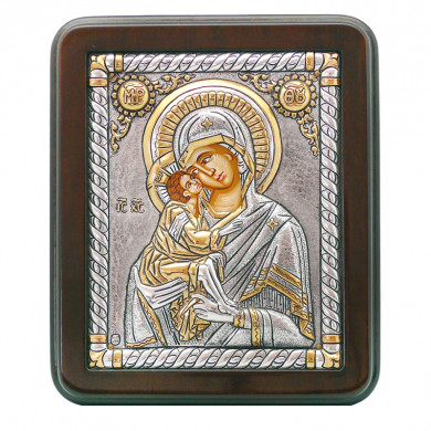 Вишгородська ікона Божої Матері Argiropuolos 19х16 см (813-1434)