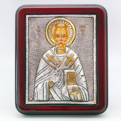 Ікона Святий Миколай Argiropuolos 19х16 см (813-1436)