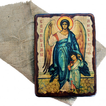 Ікона Ангел з дітьми (23х17 см) (814-2078)