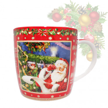 Кружка в металічній коробці Jingle bells (h-9 см, 350 мл) (880-9007)