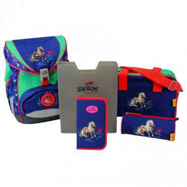 Шкільний ранець DerDieDas Ergoflex Happy pony Щаслива поні (8405047)