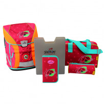 Школьный ранец DerDieDas Ergoflex Vario Nature Girl Божья коровка (5 предметов) (8407062)