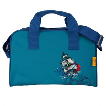 Школьный ранец DerDieDas Ergoflex Blue octopus КОРАБЛЬ (8407067)
