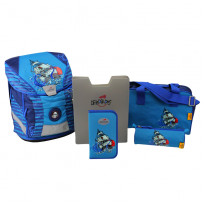 Школьный ранец DerDieDas Ergoflex Blue octopus КОРАБЛЬ (8407067)