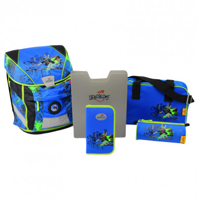 Школьный ранец DerDieDas Ergoflex Vario Ninja Ниндзя (8407069)