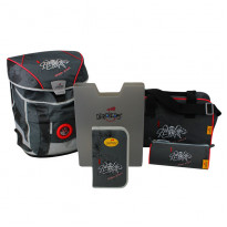 Школьный ранец DerDieDas Ergoflex Vario Spider attack Паук (5 предметов) (8407071)