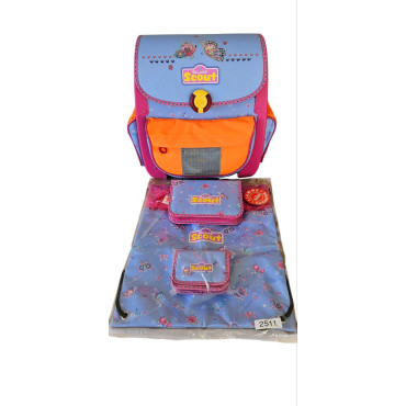 Шкільний ранець Derechtle scout Butterfly з наповненням (5 предметів)(8409009)