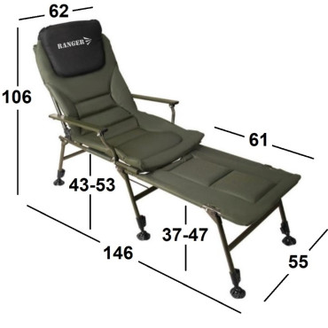 Крісло-ліжко коропове Ranger Carp SL-112 (RA 2251)