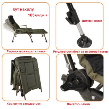 Крісло-ліжко коропове Ranger Carp SL-112 (RA 2251)
