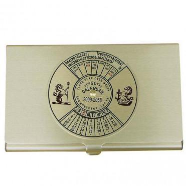 Візитниця Sea Club Вічний календар (5,7х9,5 см) (1114.V)